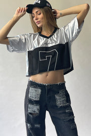 Mesh Sporty Crop Top