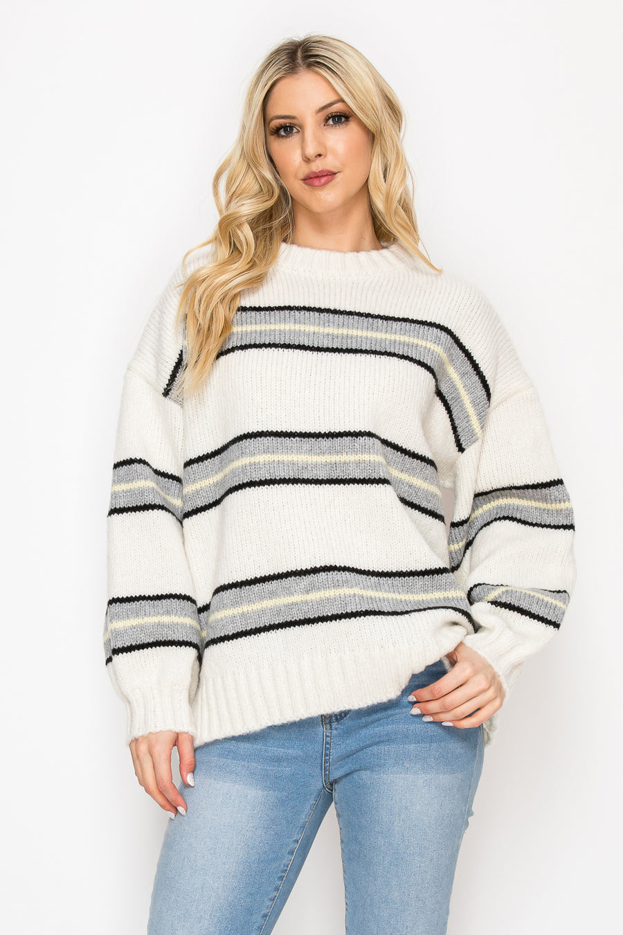 Retro Stripe Knit