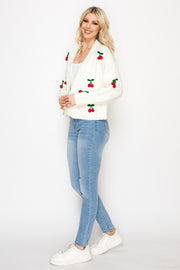 Cherry Pop Open Cardigan