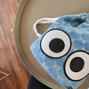 Candy Eye Denim Bag by MAKOMAKI KOREA