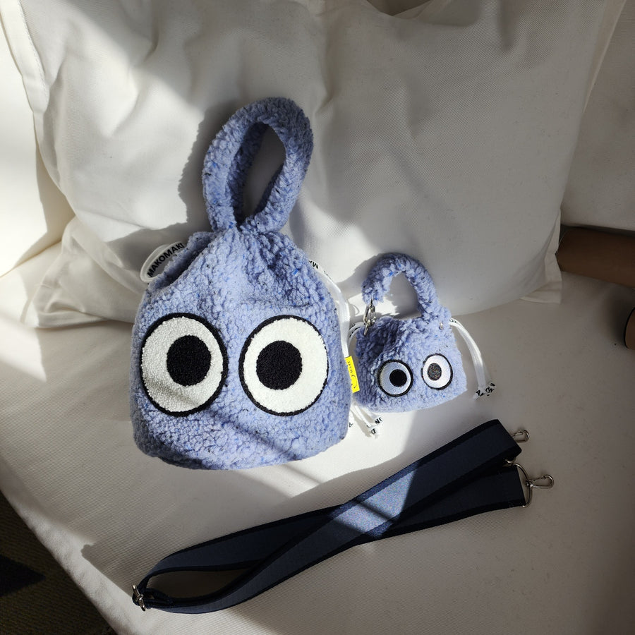 Mini Candy Eye Fuzzy Bag by MAKOMAKI KOREA