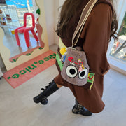 Candy Eye Fuzzy Bag by MAKOMAKI KOREA