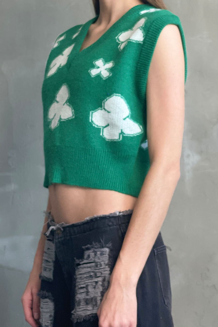 Clover Knit Vest