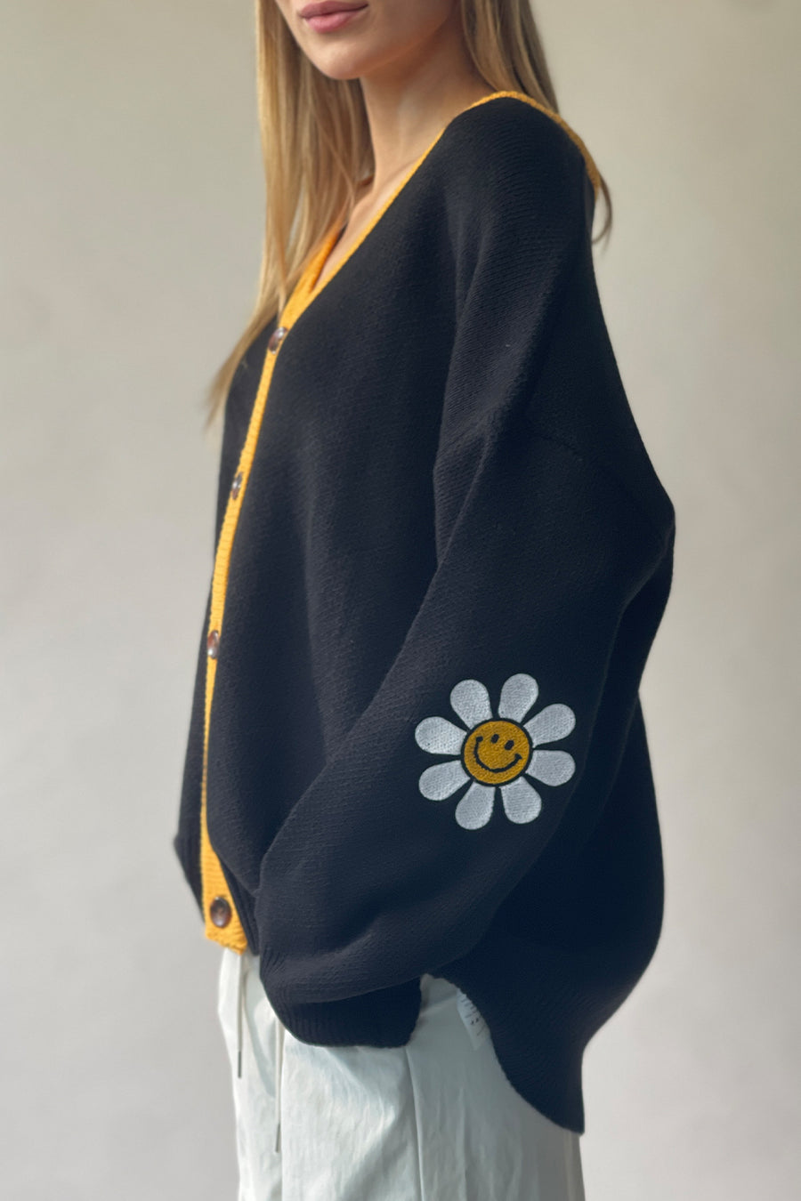 Daisy Smile Knit Cardigan