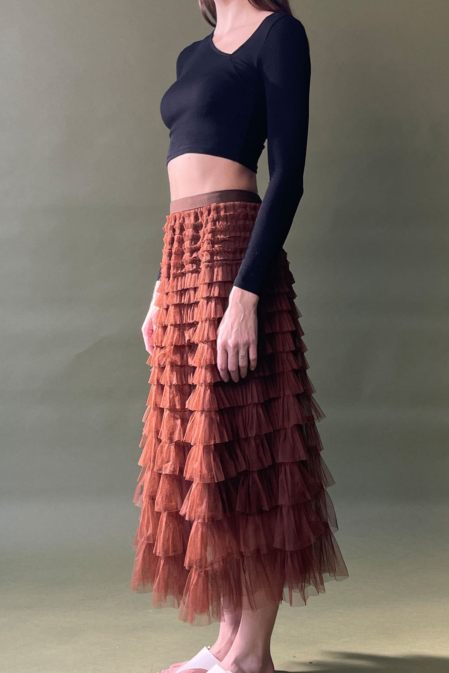 Gradation Maxi Skirt