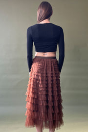 Gradation Maxi Skirt