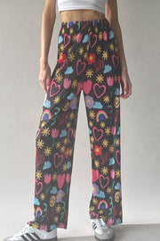 Graffiti Pleat Pants