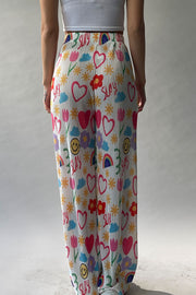 Graffiti Pleat Pants