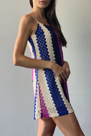 Exquisite Lace Stripe Dress