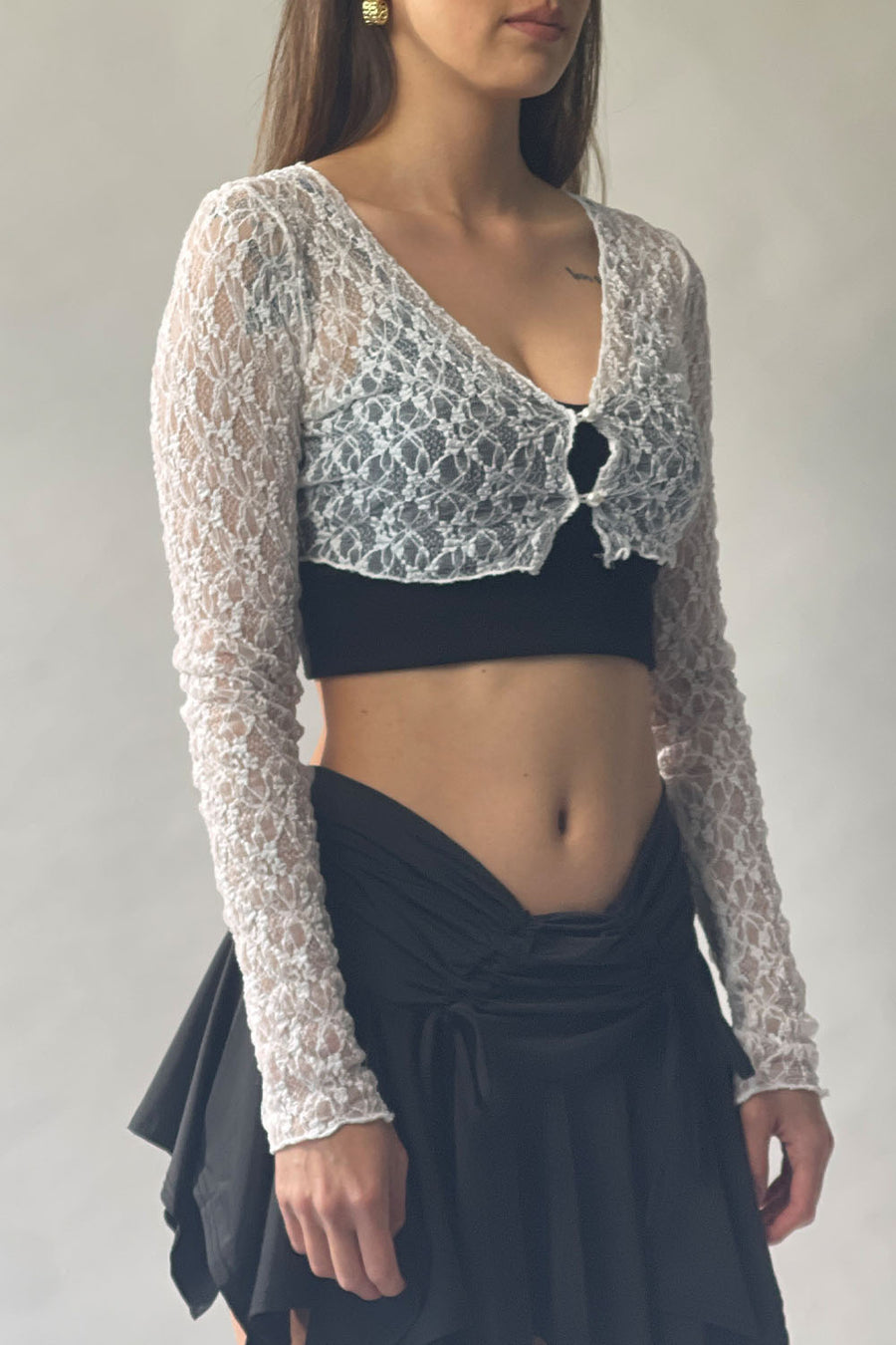 Pearl Lace Cardigan