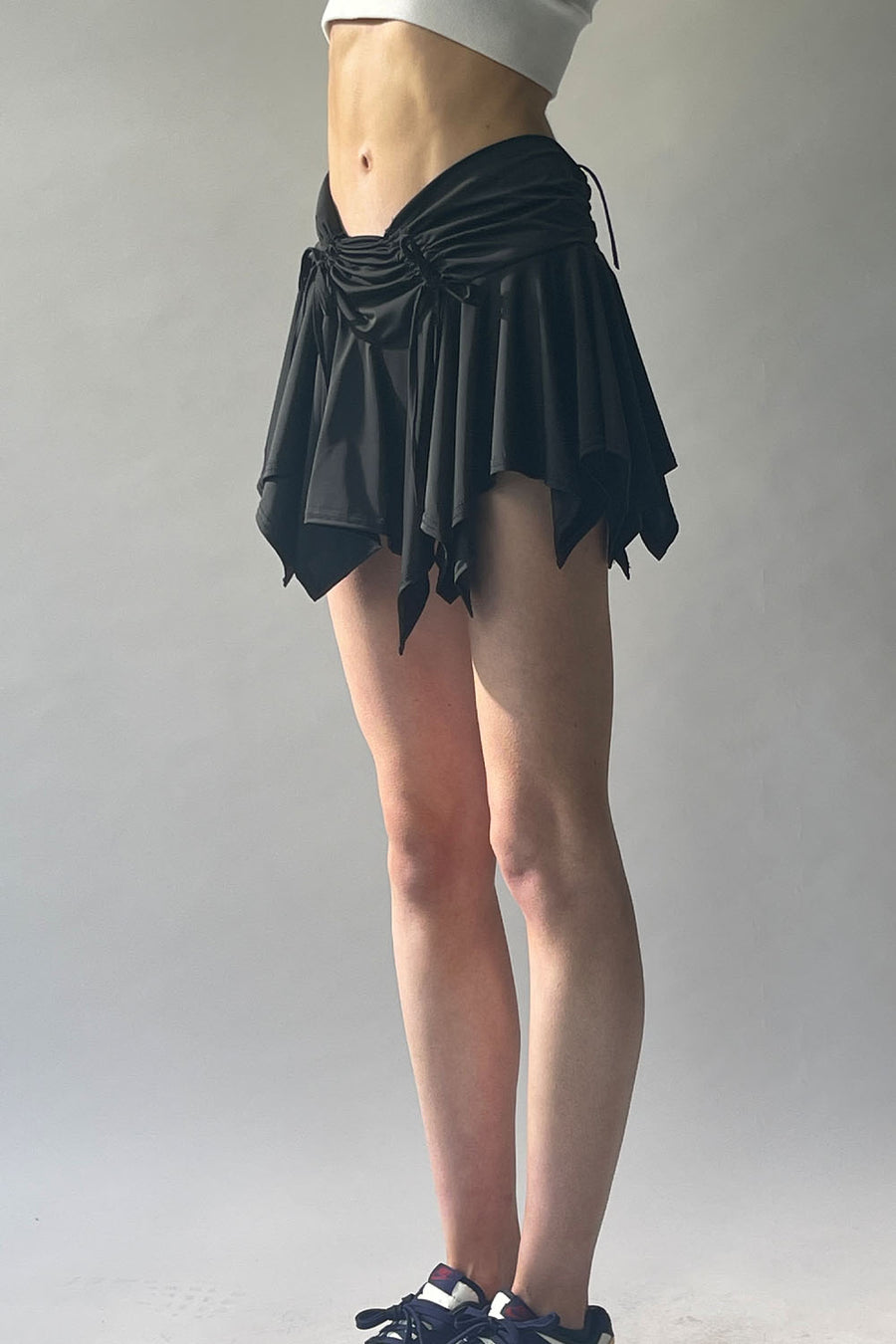 Frilled String Mini Skirt