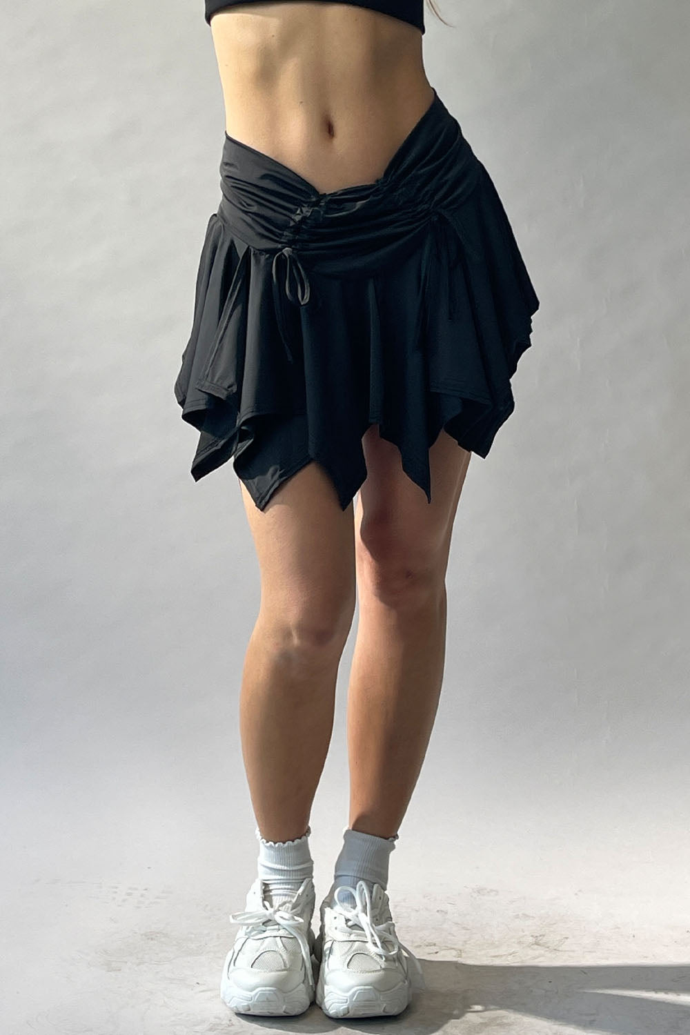 Frilled String Mini Skirt
