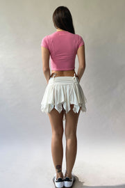 Frilled String Mini Skirt