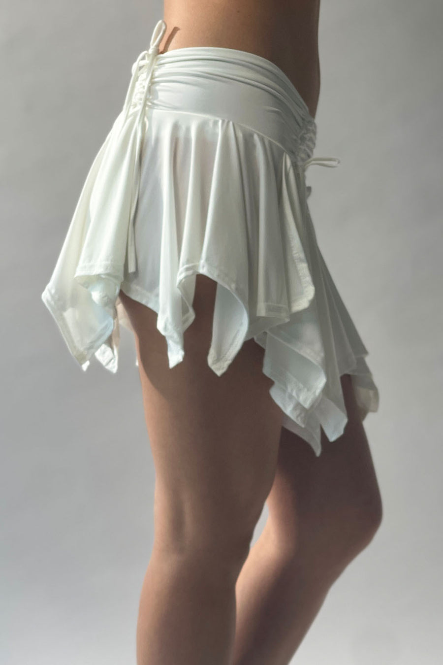 Frilled String Mini Skirt