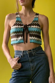 Tie Front Crop Top