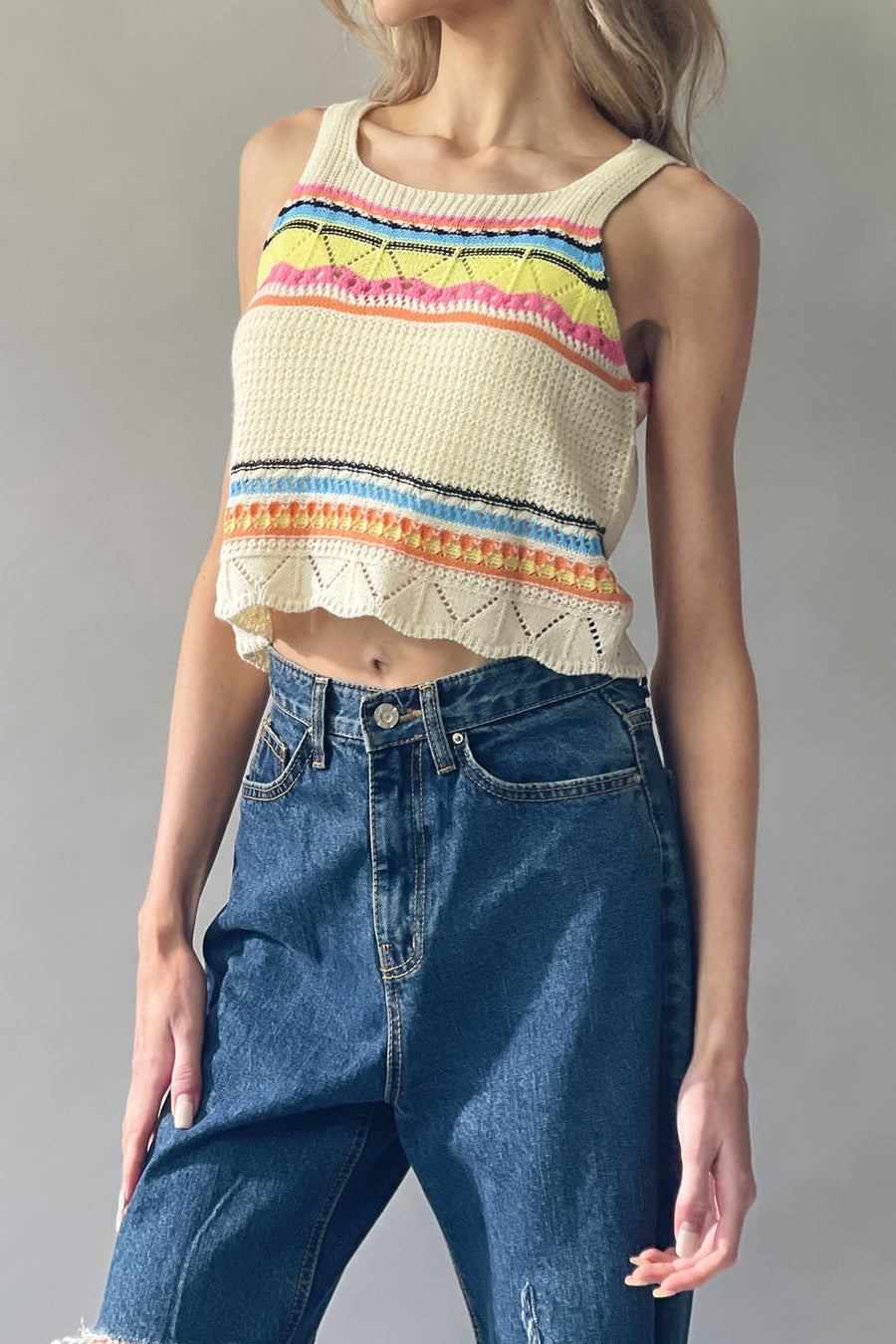 Tribal Crochet Top