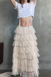 Waterfall Maxi skirt