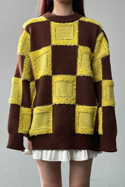 CHESS KNIT SWEATER