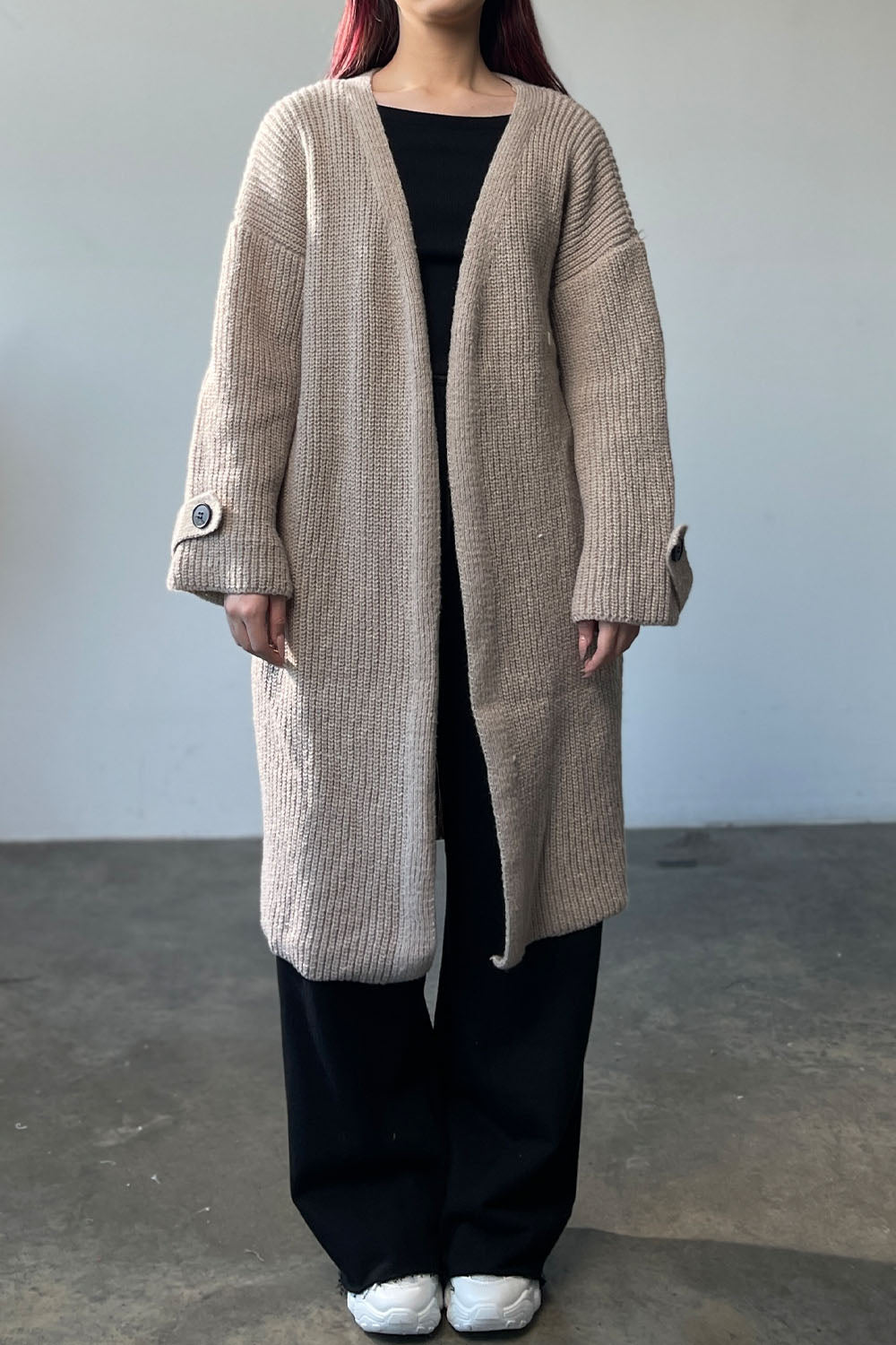 Extra long sweater on sale coat