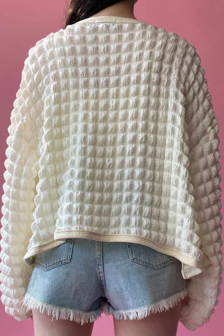 Bubble Puff Cardigan