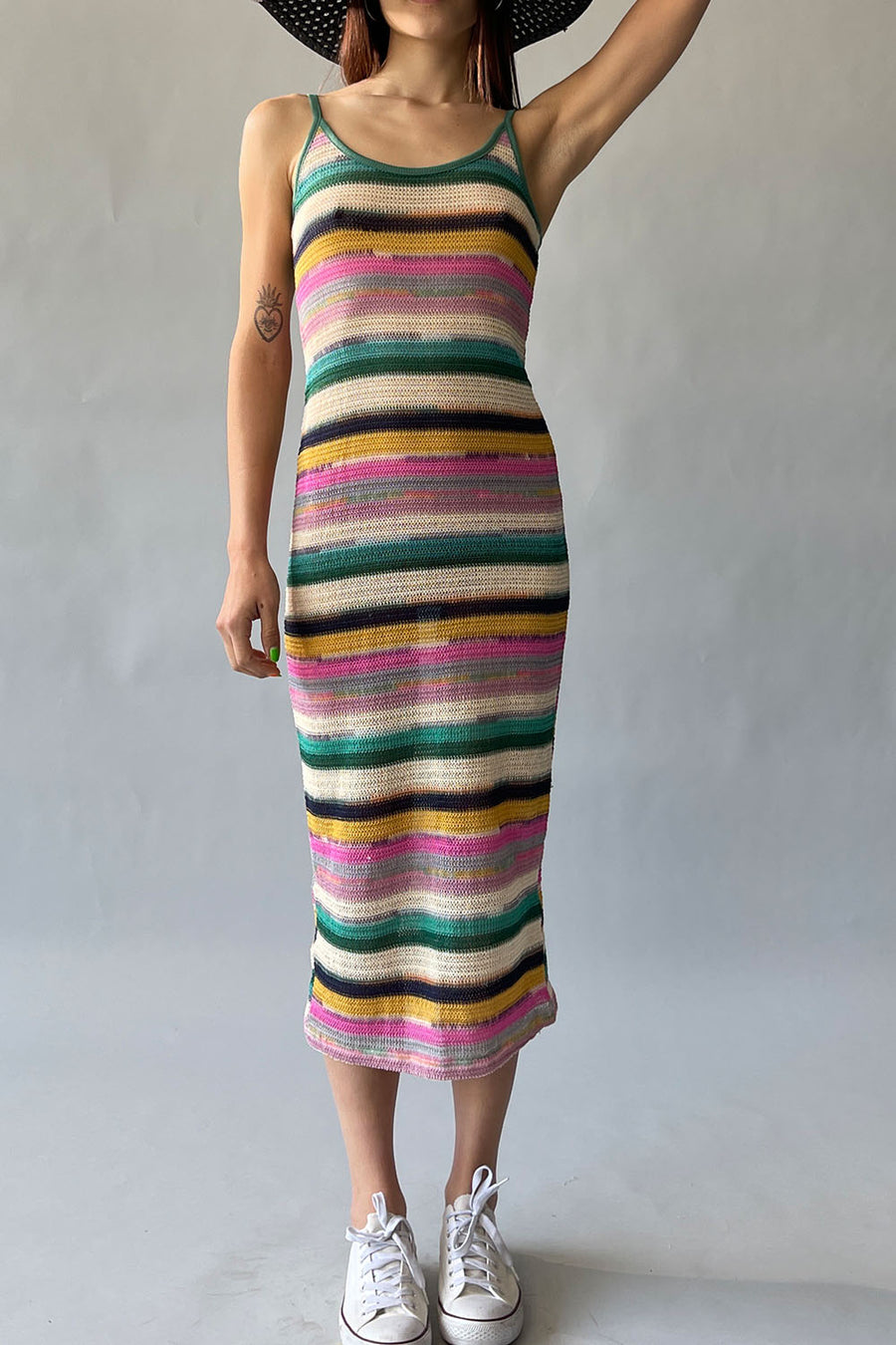 OMBRE STRIPE DRESS