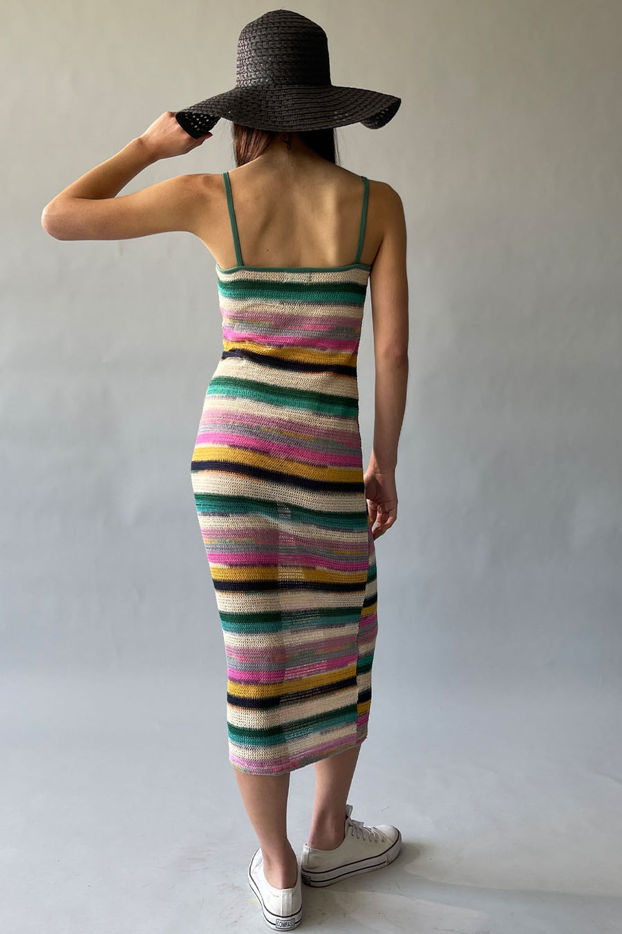 OMBRE STRIPE DRESS