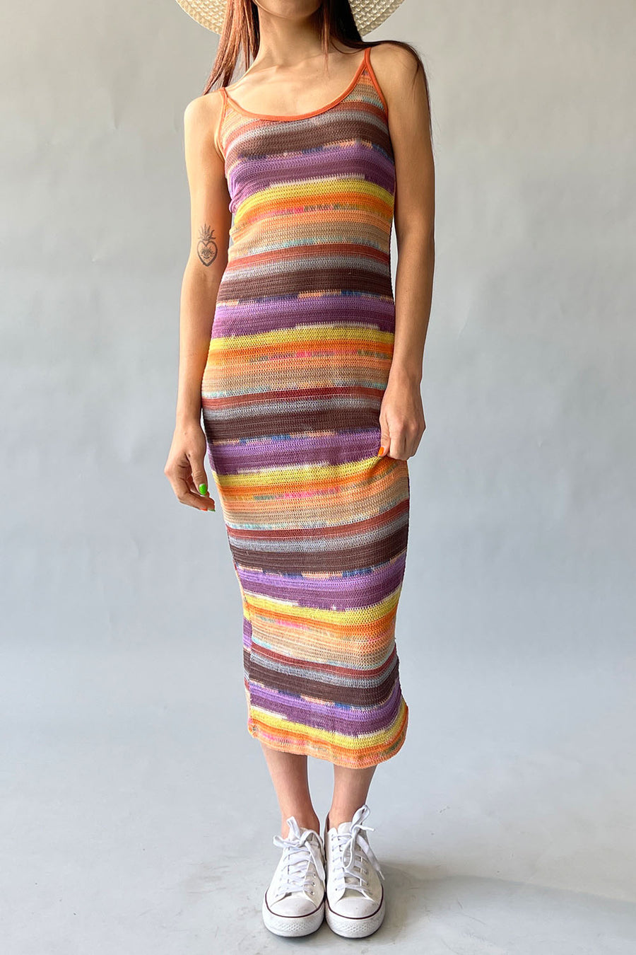 OMBRE STRIPE DRESS