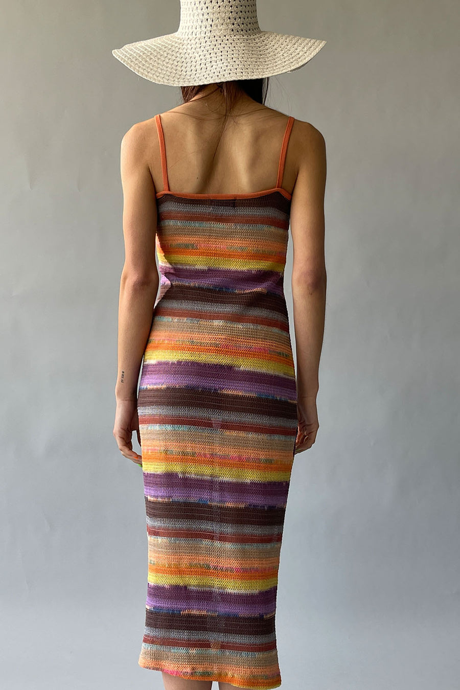 OMBRE STRIPE DRESS